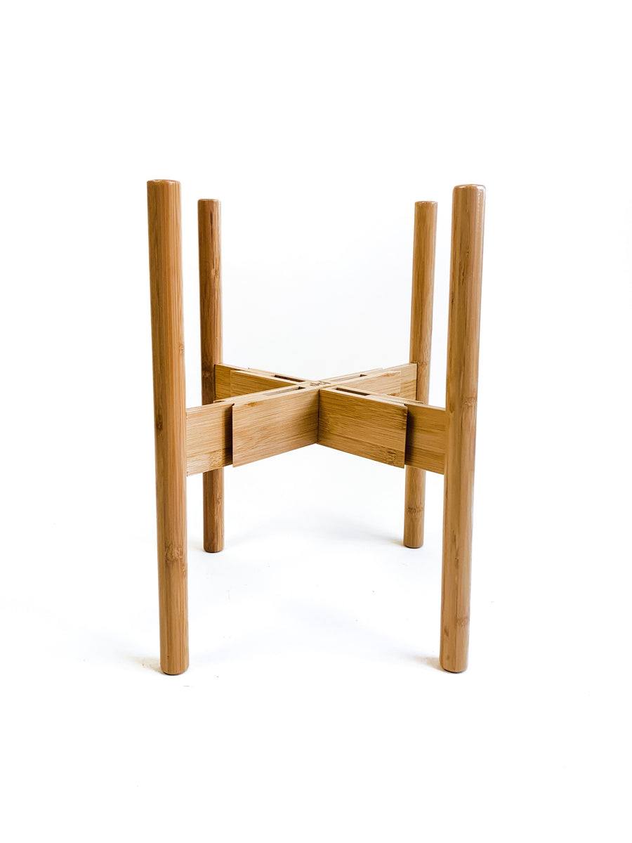 Adjustable Plant Stand 8"12" Mid Century Modern, Sustainable declutterd