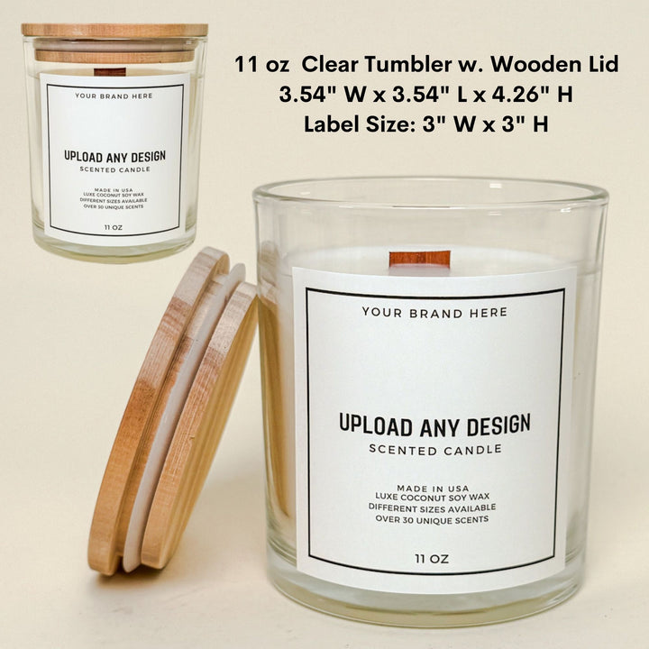 Private Label Candle Custom Branded Wood Wick