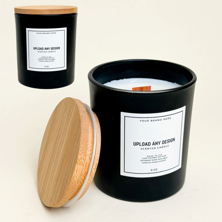 Private Label Candle Custom Branded Wood Wick (Labeled)