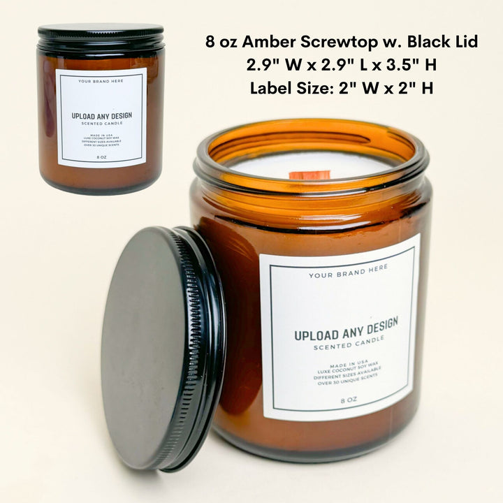 Private Label Candle Custom Branded Wood Wick