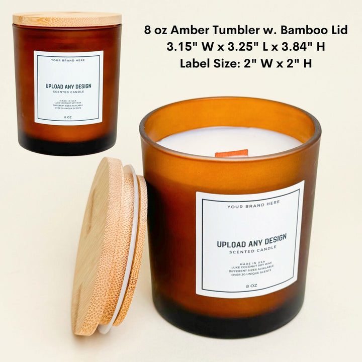 Private Label Candle Custom Branded Wood Wick