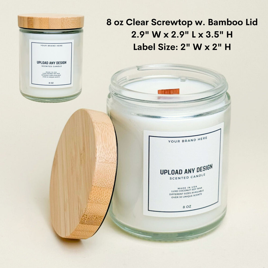 Private Label Candle Custom Branded Wood Wick