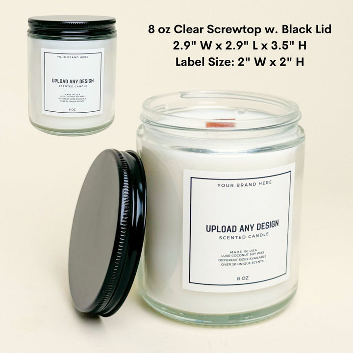 Private Label Candle Custom Branded Wood Wick