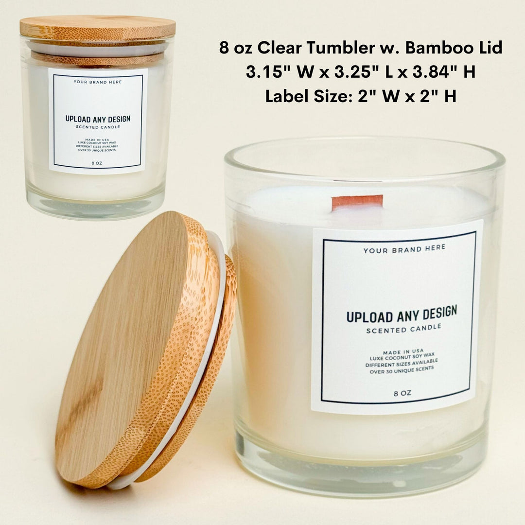 Private Label Candle Custom Branded Wood Wick