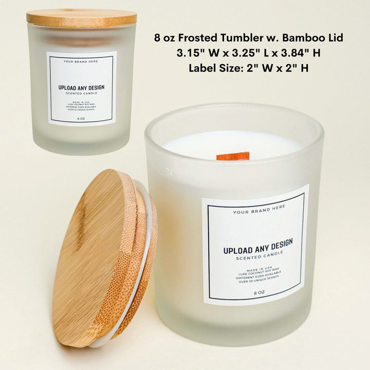 Private Label Candle Custom Branded Wood Wick