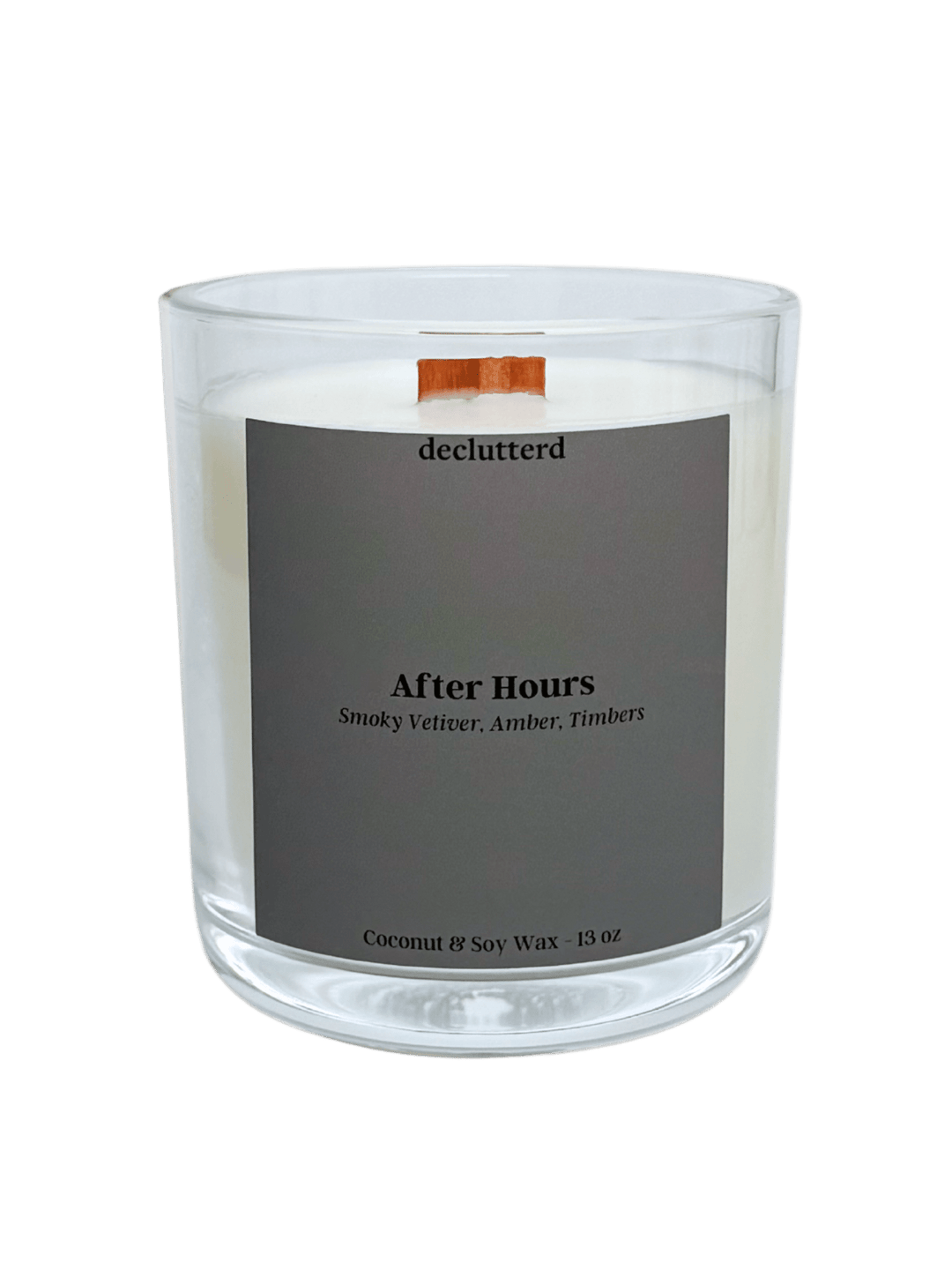 After Hours Wood Wick Candle