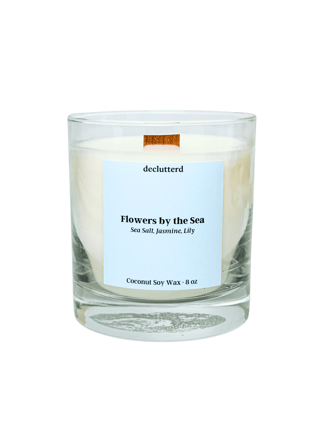 Flowers by the Sea Wood Wick Candle