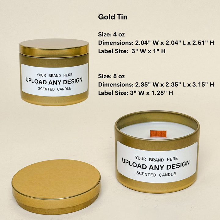 Private Label Candle Custom Branded Wood Wick
