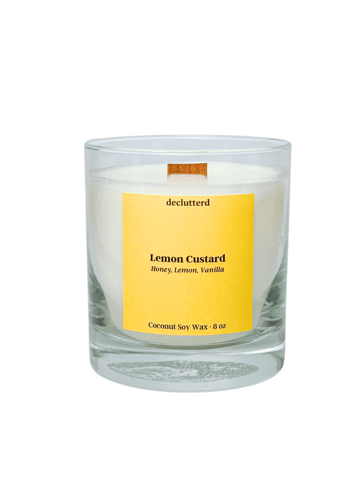 Lemon Custard Wood Wick Candle