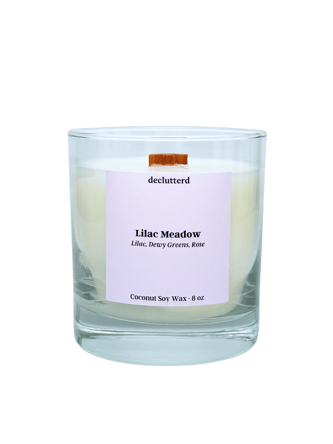 Lilac Meadow Wood Wick Candle