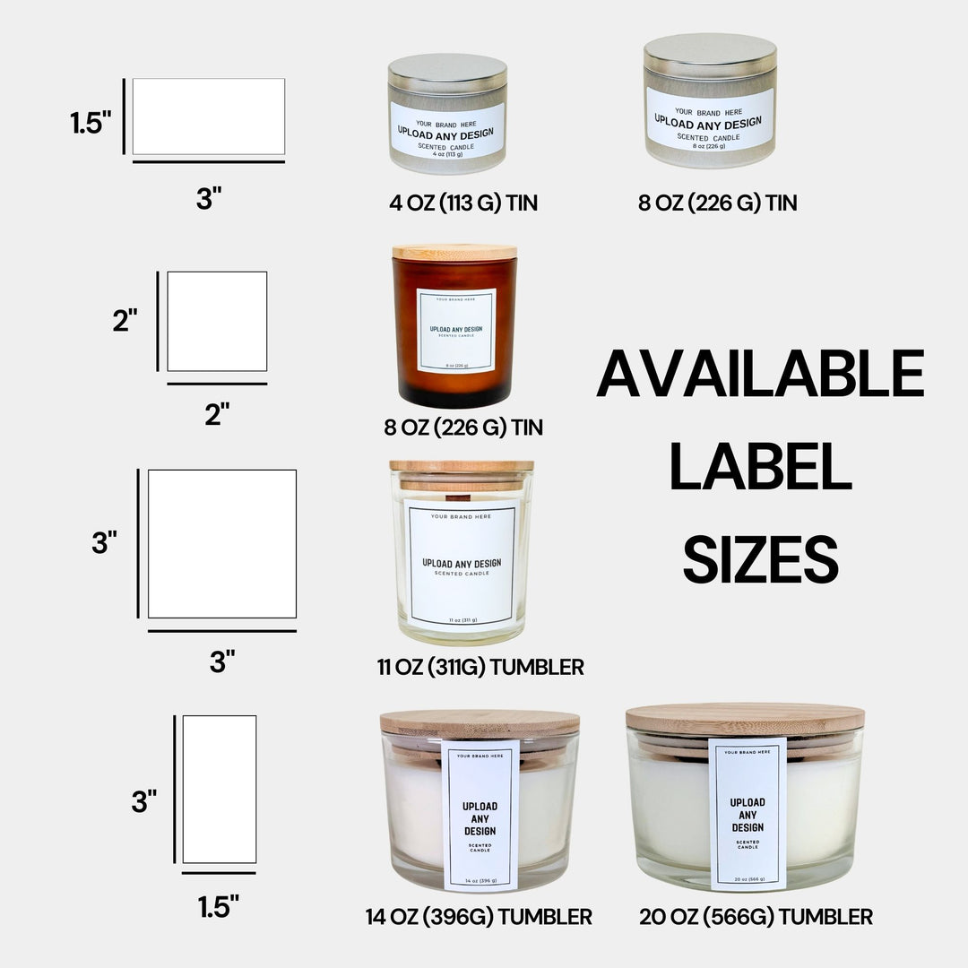 Private Label Candle Custom Branded Wood Wick