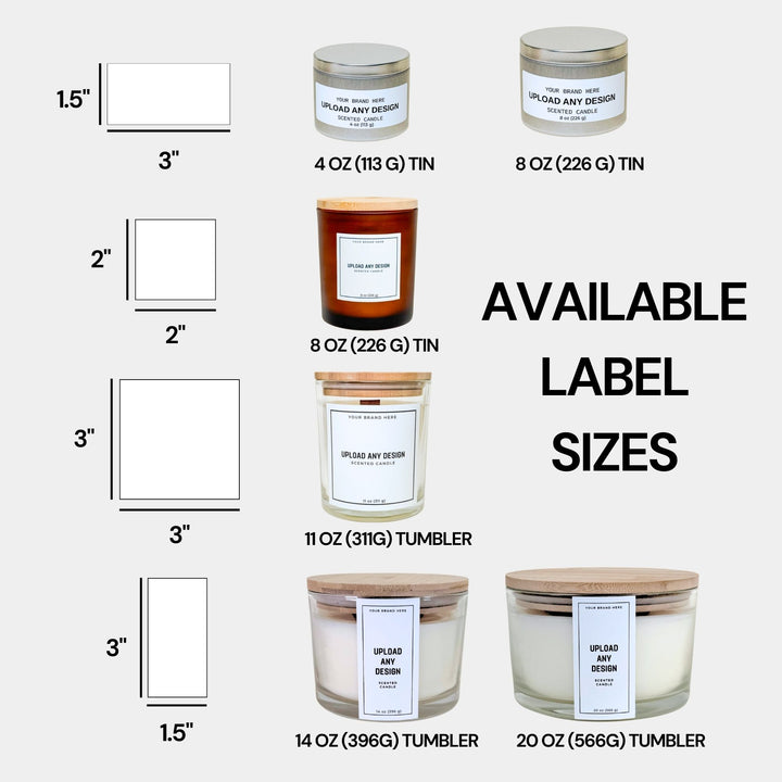 Private Label Candle Custom Branded Wood Wick