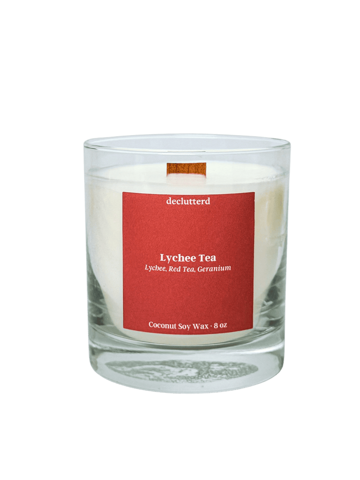 Lychee Tea Wood Wick Candle