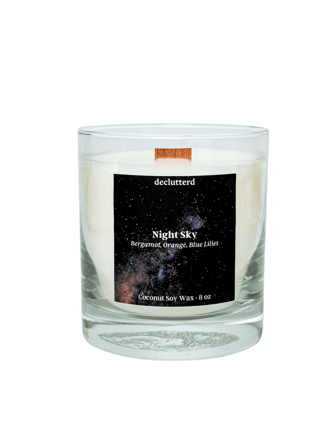 Night Sky Wood Wick Candle