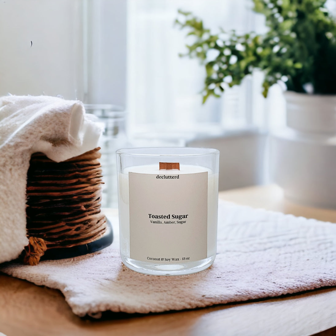 Toasted Sugar Wood Wick Candle