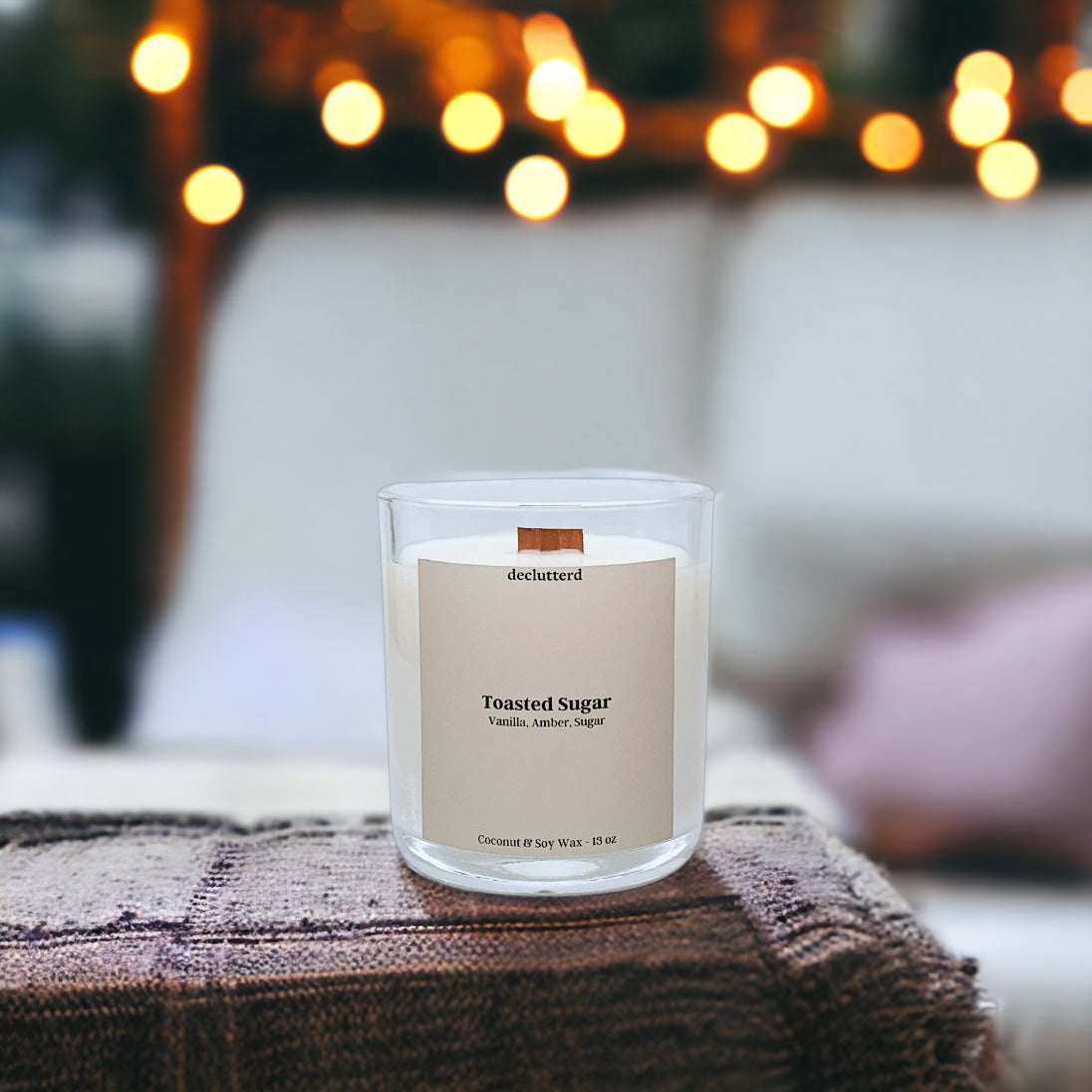 Toasted Sugar Wood Wick Candle