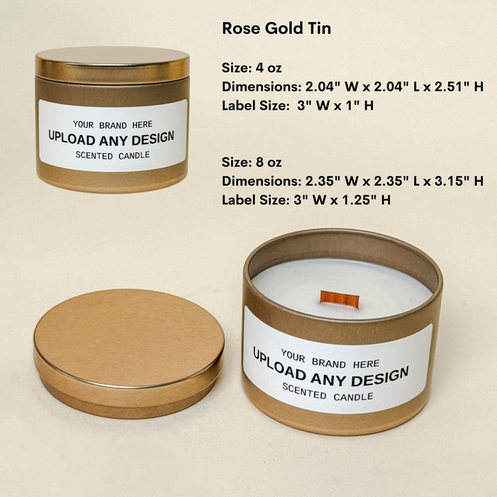 Private Label Candle Custom Branded Wood Wick