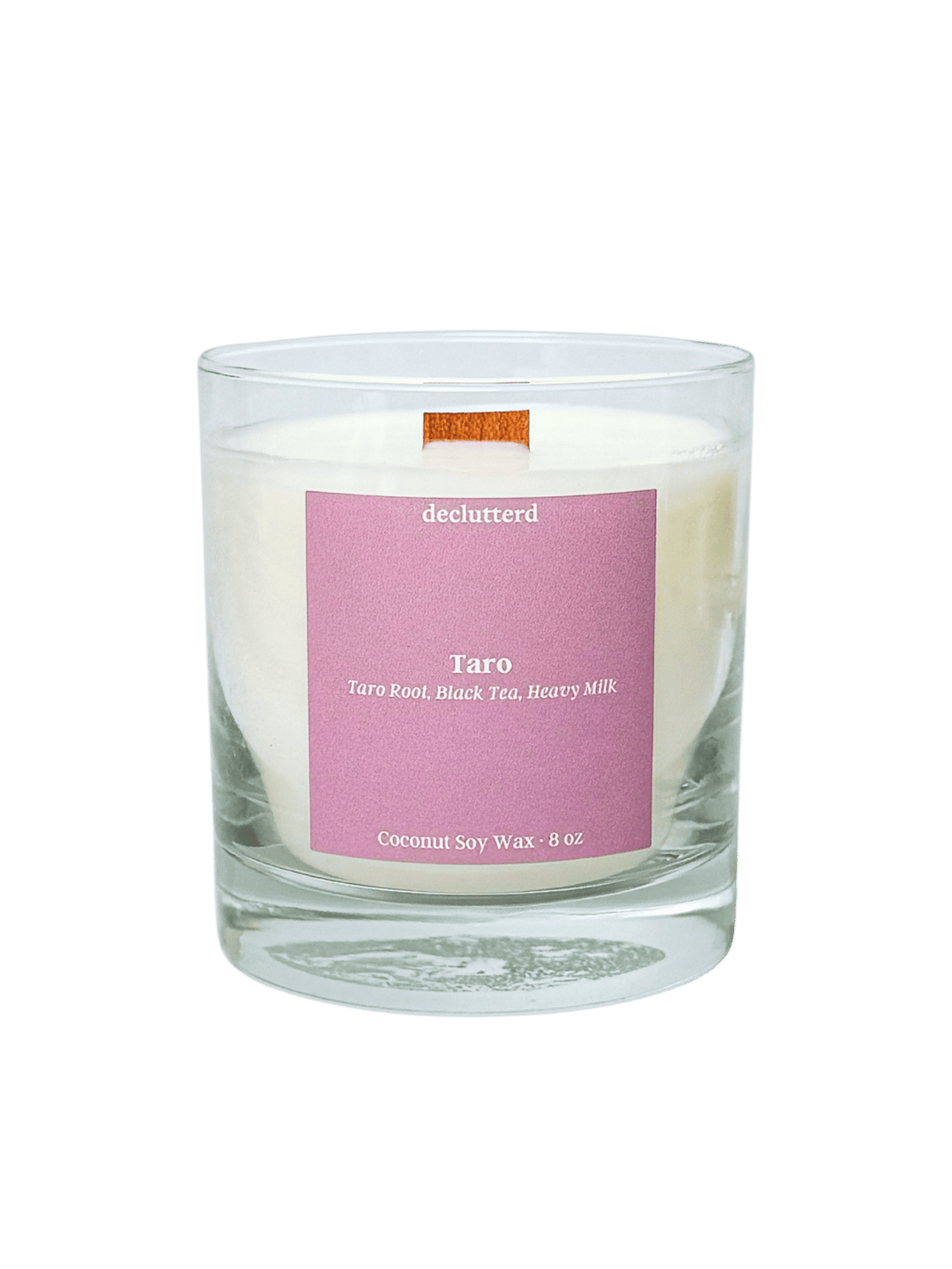 Taro Wood Wick Candle