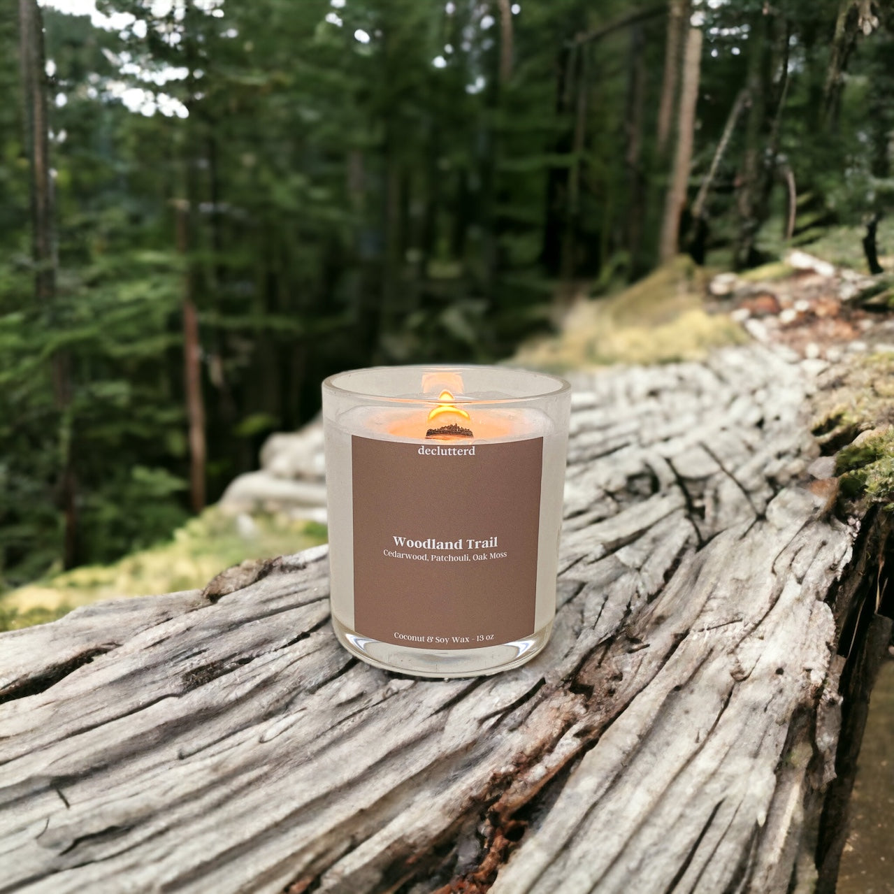 THE MINIMALIST - Wooden Wick Coconut Wax Candle