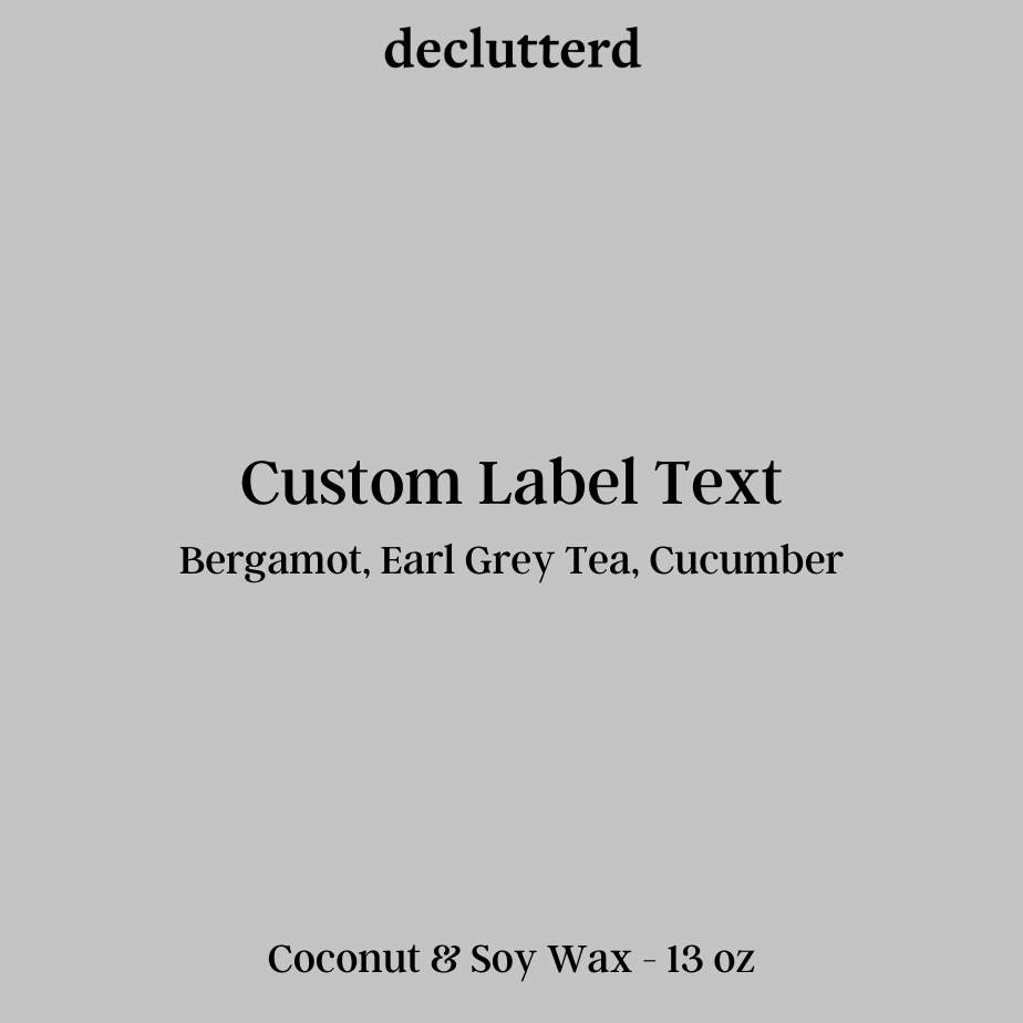 Custom Label Text